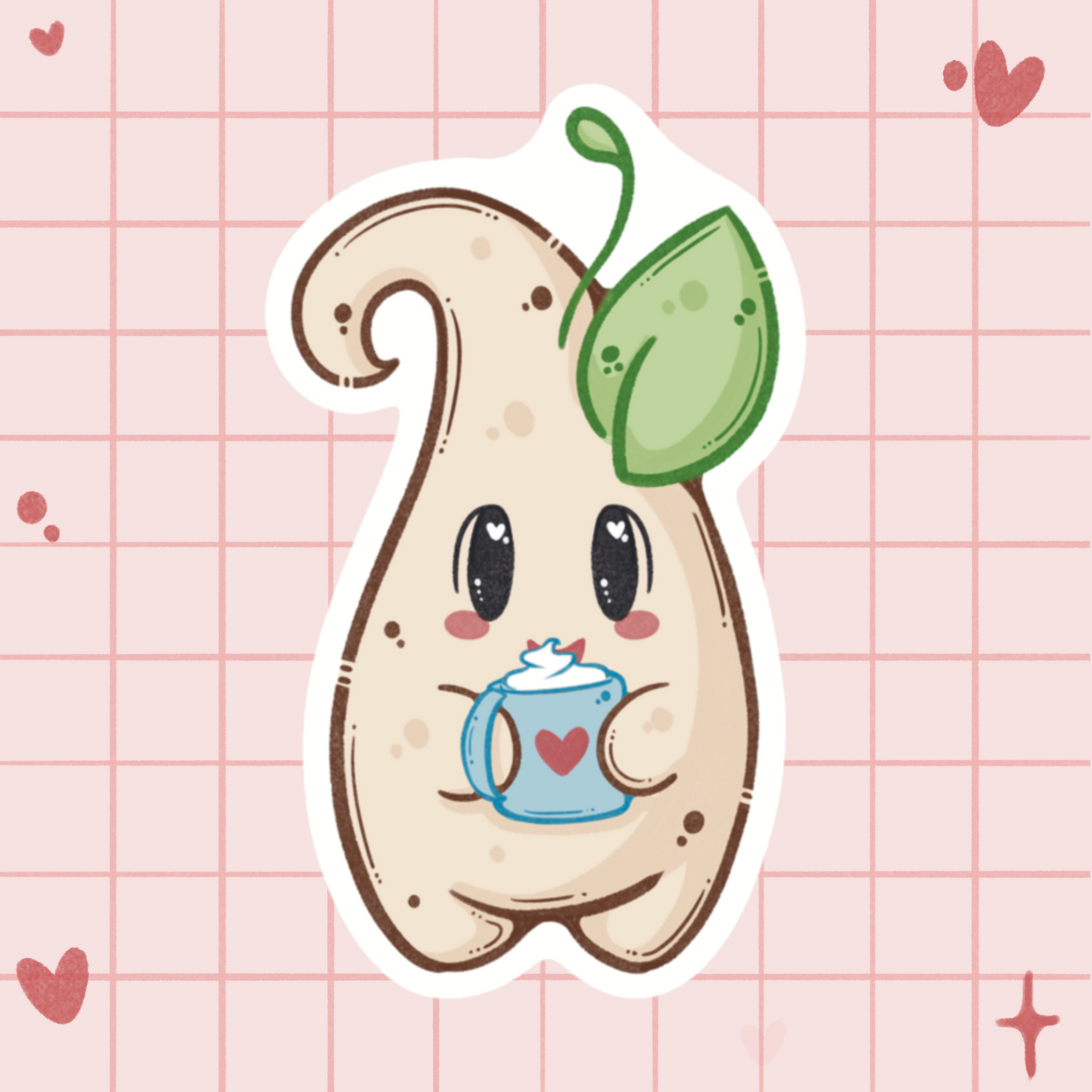 Sprout with Cocoa Individual Sticker