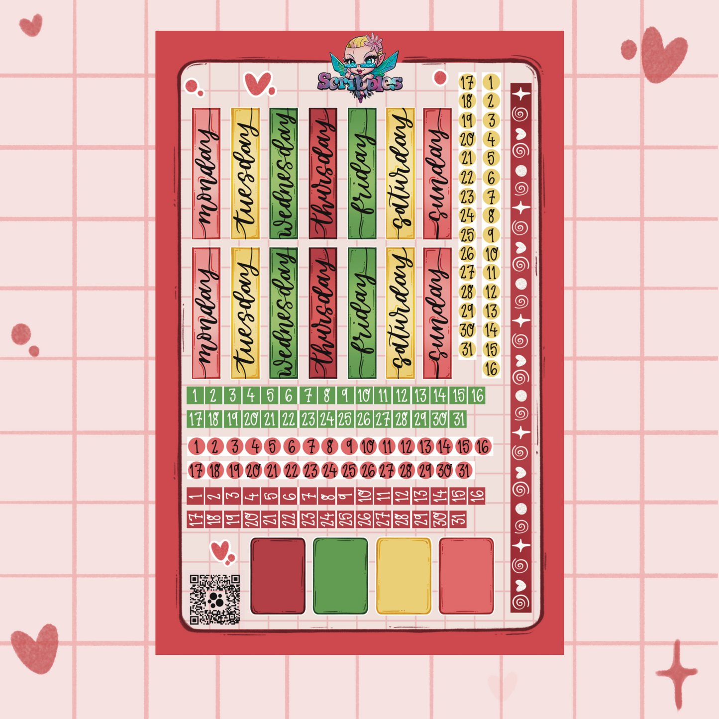 Lunar New Year 2 Sticker Sheet Kit & Individual Sheets