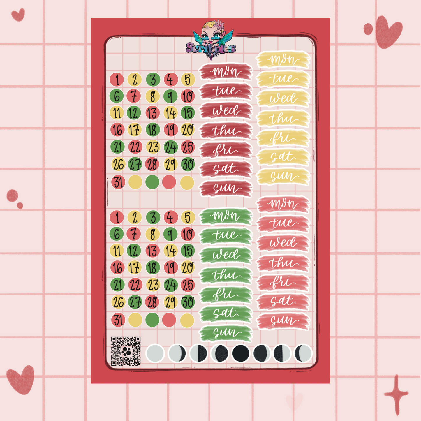 Lunar New Year 2 Sticker Sheet Kit & Individual Sheets