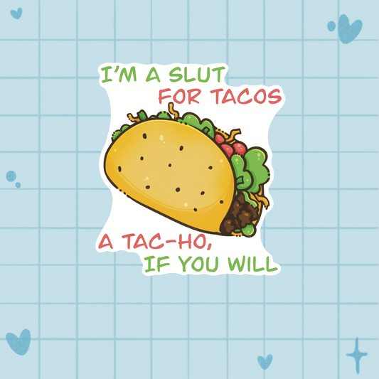 Taco Slut Individual Sticker