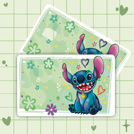 Stitch Credit Card Cover Sticker