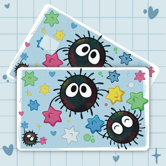 Soot Sprites Credit Card Cover Sticker