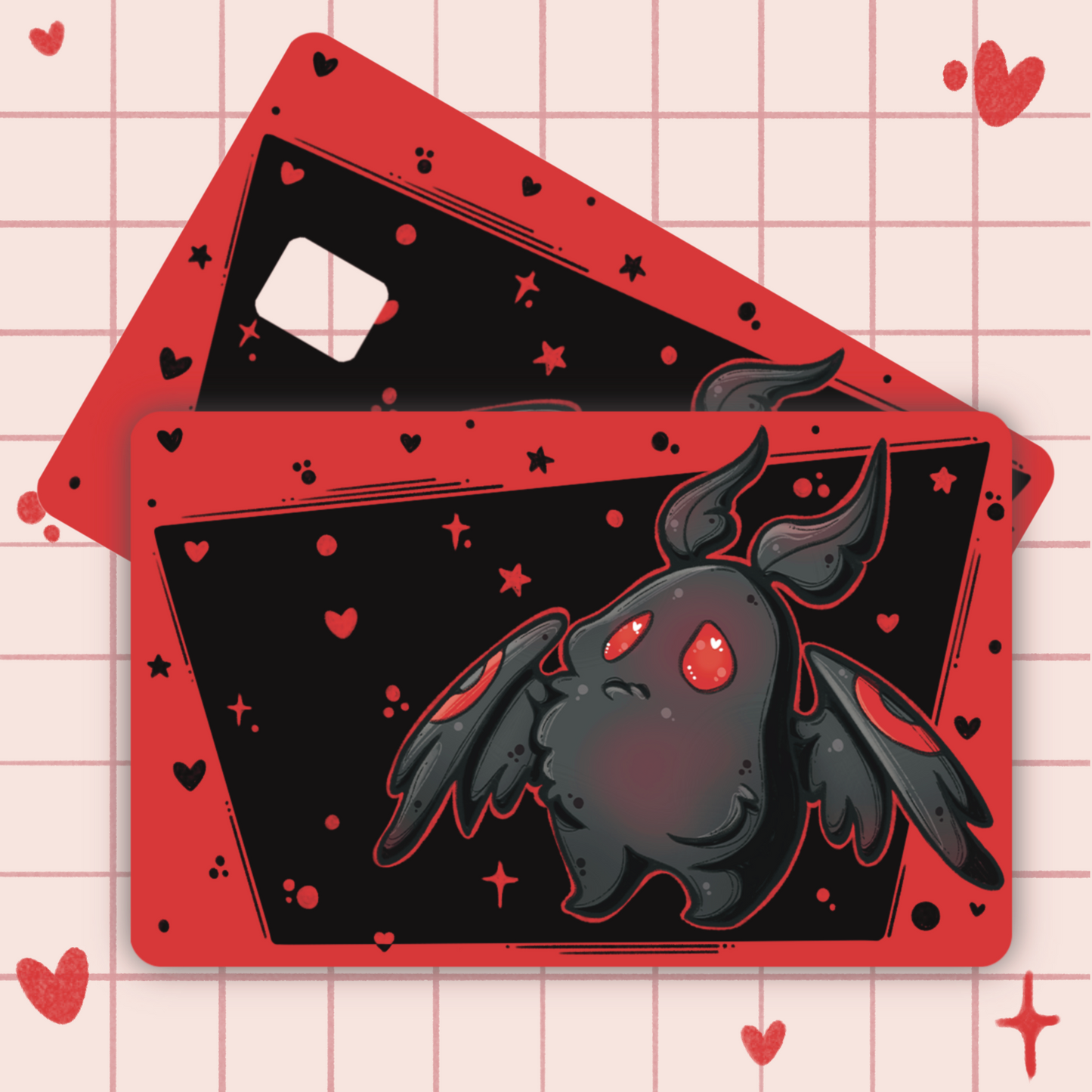 Mothman Credit Card Cover Sticker