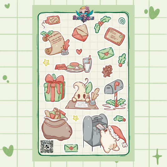 Letters to Santa Sticker Sheet