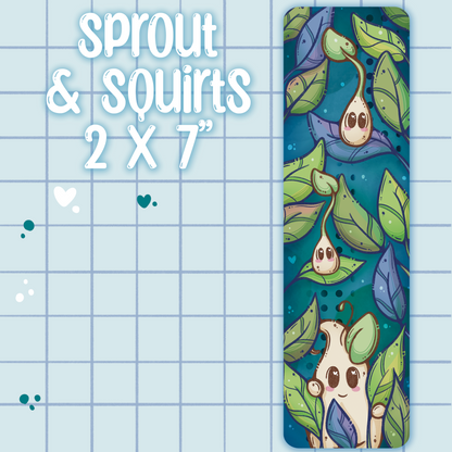Sprout and Squirts 2x7" Bookmark