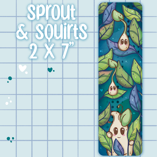 Sprout and Squirts 2x7" Bookmark
