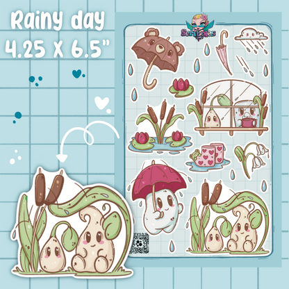 Rainy Days Sticker Sheet