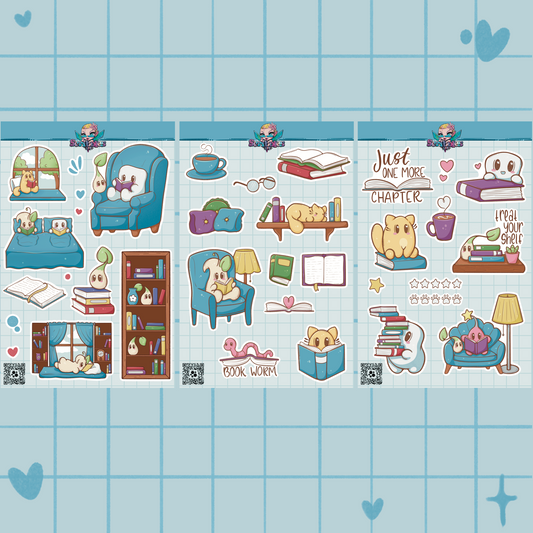 Reading Sticker Sheet Kit & Individual Sheets