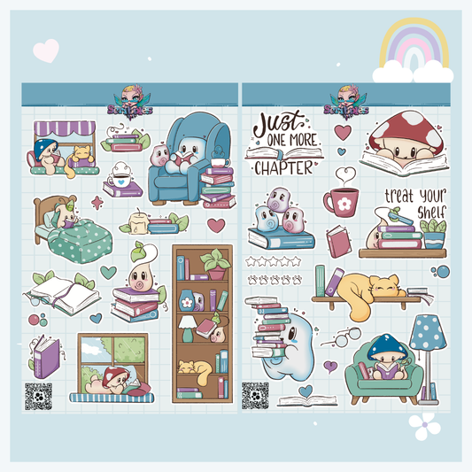 Reading Sticker Sheet Kit & Individual Sheets