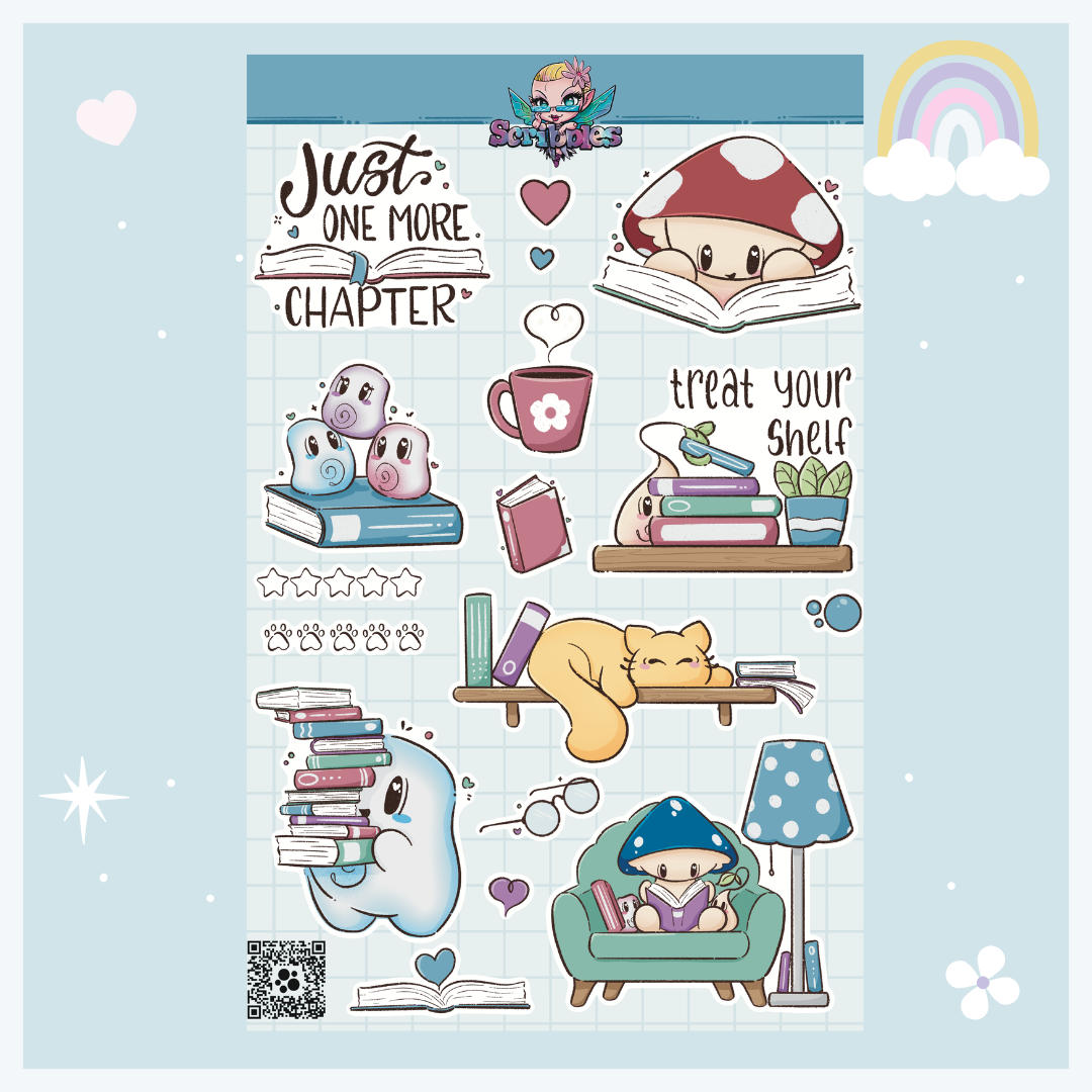 Reading Sticker Sheet Kit & Individual Sheets