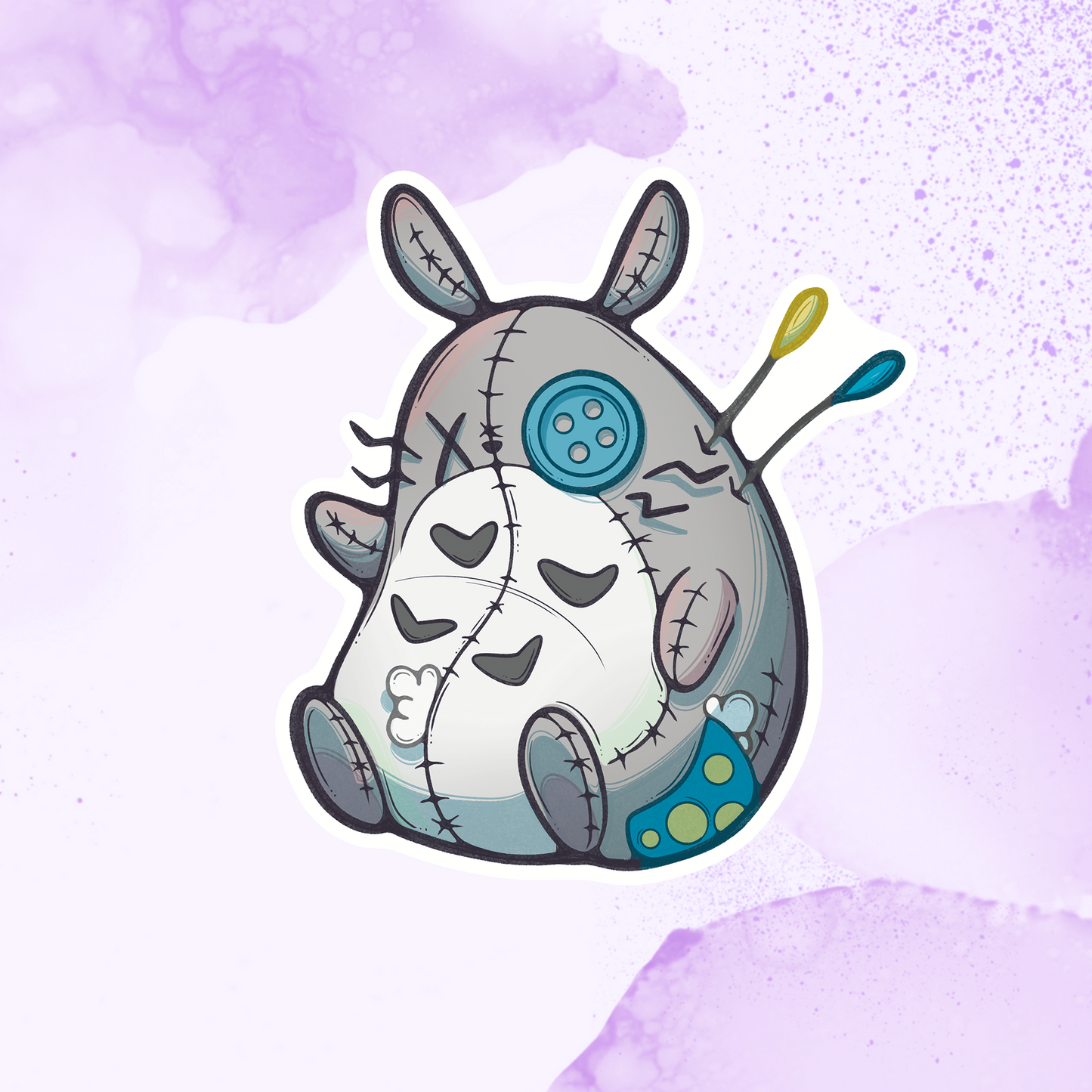 Voodoo Totoro Sticker