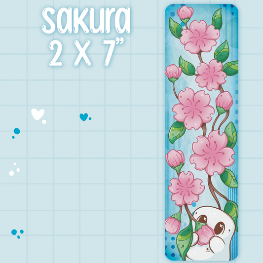 Toasty Sakura 2x7" Bookmark