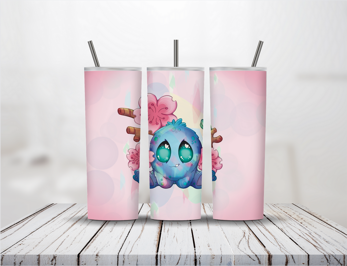 Sakura Monster Baby Stainless Steel Tumbler