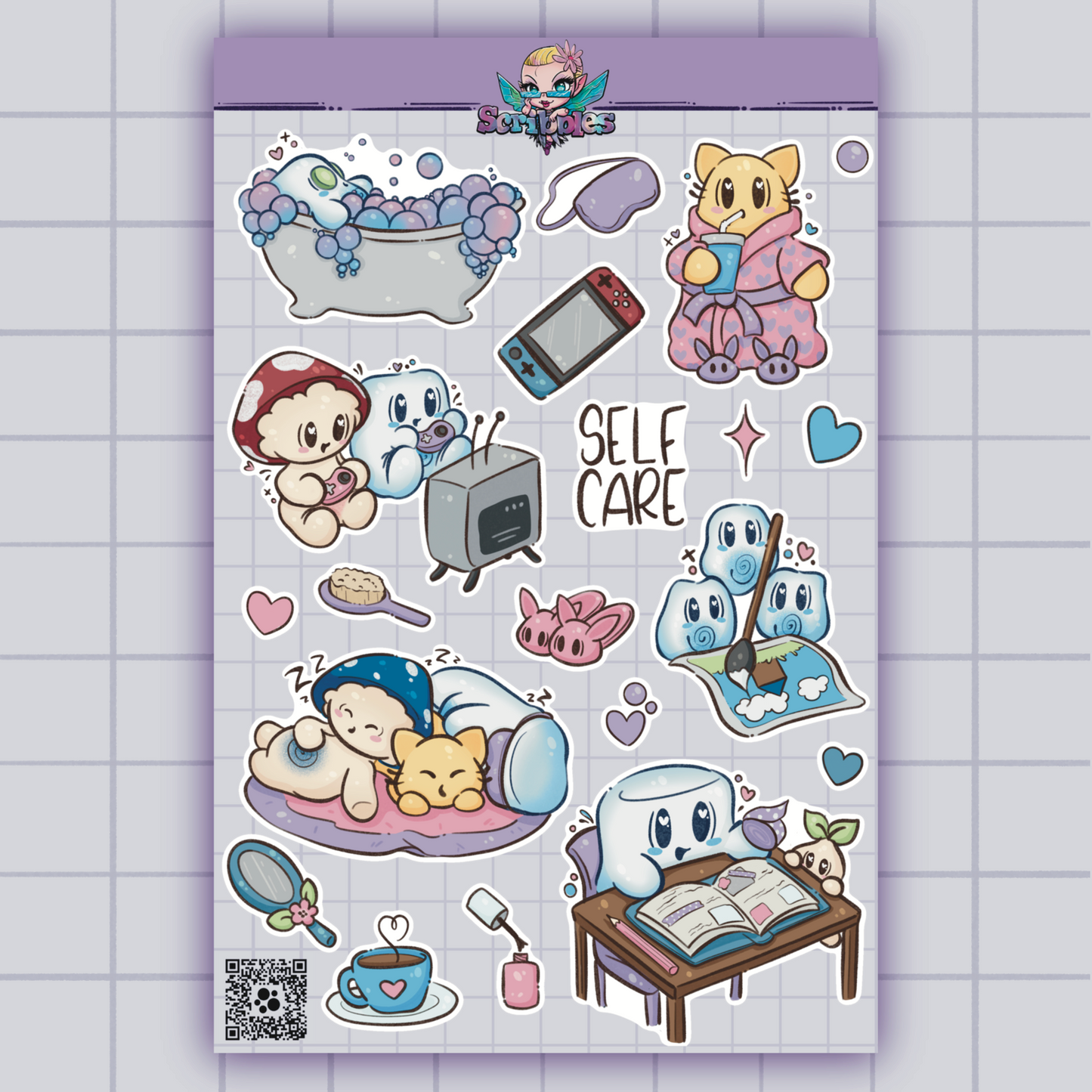 Self Care Sticker Sheet