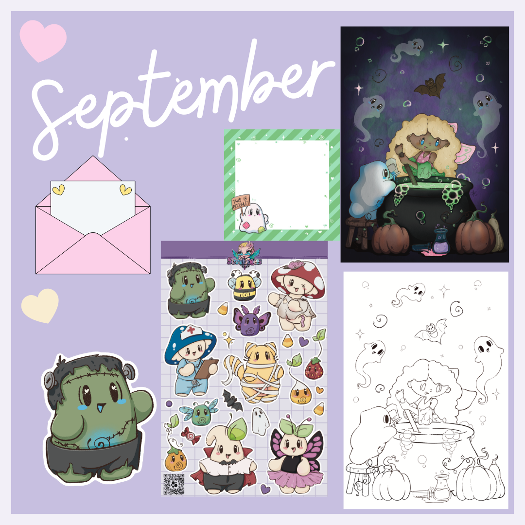 Scribbles Happy Mail Club: Art Hoarder Tier