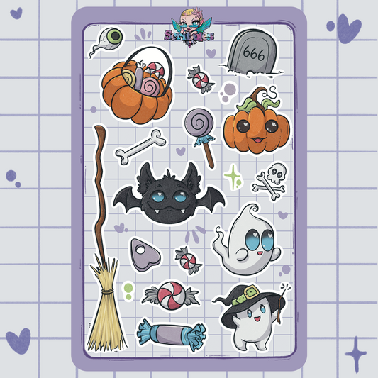 Halloween Collection Main Decorative Sticker Sheet