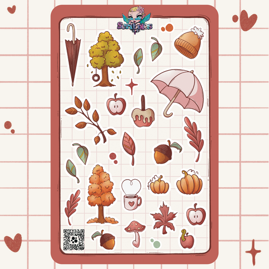 Autumn Collection Main Decorative Sticker Sheet