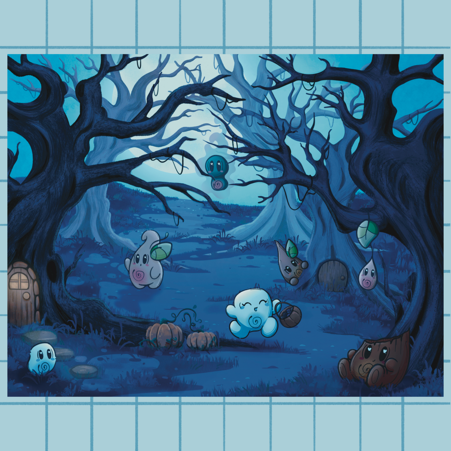 Spooky Forest Print