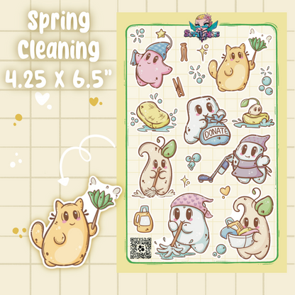 Spring Cleaning Sticker Sheet