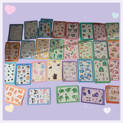 8 Mystery Planner Sticker Sheets Bundle