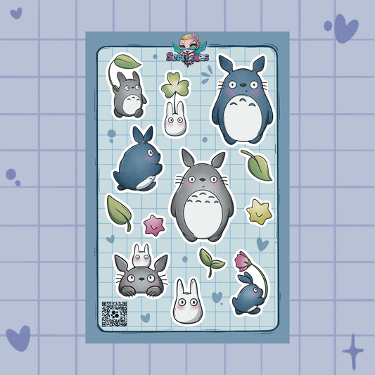 Totoro Sticker Sheet