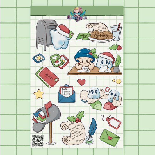 Letters To Santa Sticker Sheet