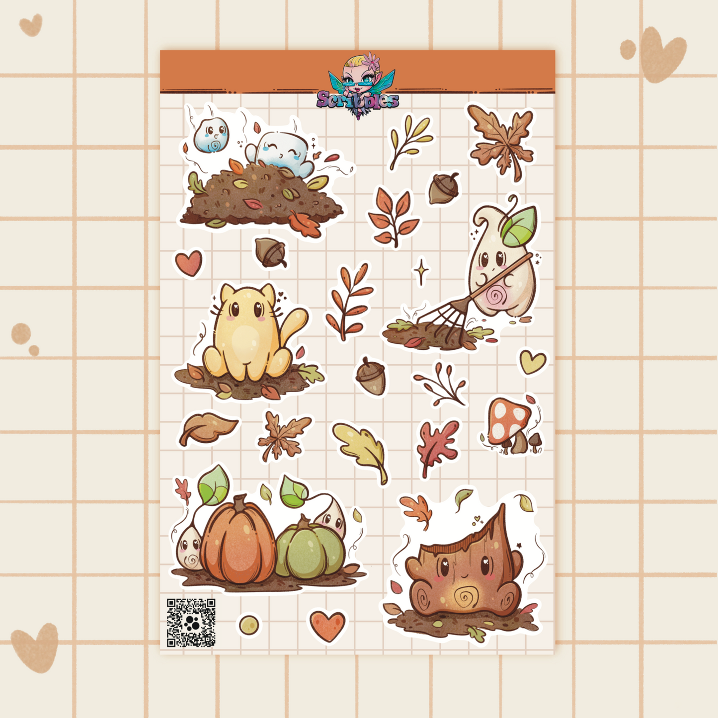 Fall Leaves Sticker Sheet