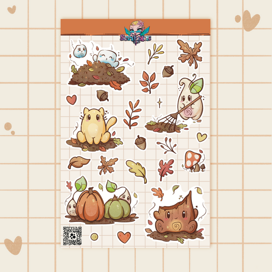 Fall Leaves Sticker Sheet