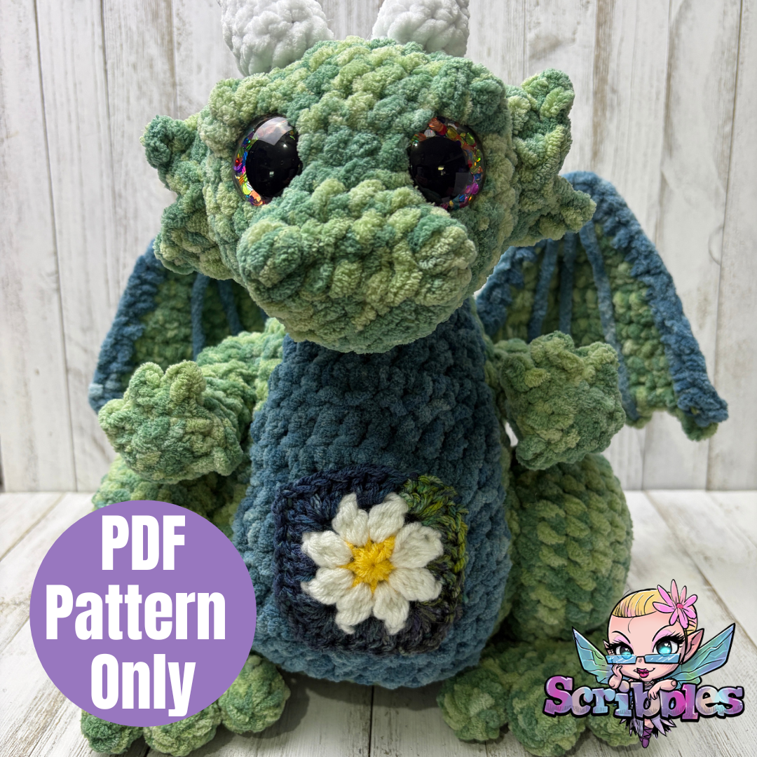 Wish Keeper Dragon Crochet Pattern PDF