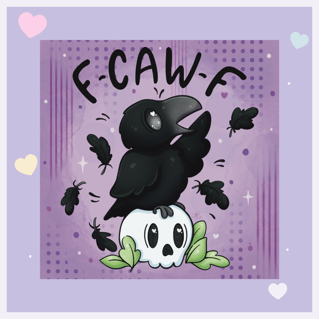 F-Caw-F Print