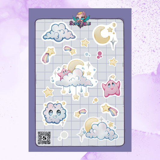 Starry Sky Sticker Sheet