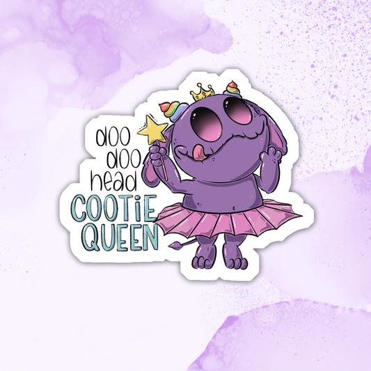 Doo Doo Head Cootie Queen Sticker