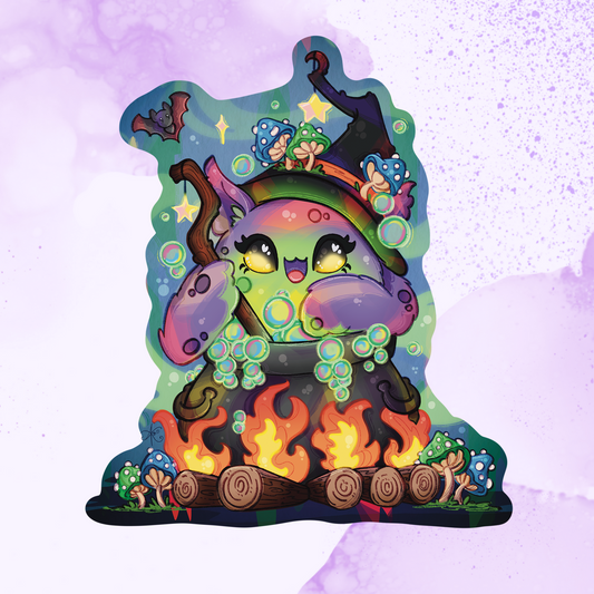 Cauldron Monster Sticker