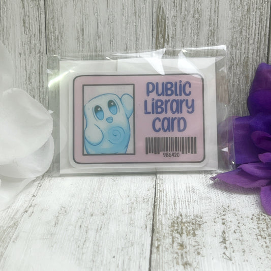 Toasty Public Library Card Magnetic Bookmark
